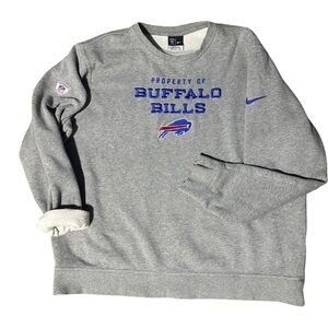 Nike Gray Buffalo Bills Sweatshirt